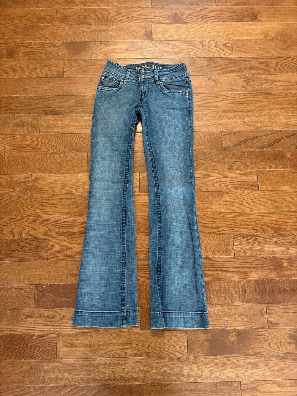 Hydraulic Jeans Size 1/2 Blue Denim Flare Jeans